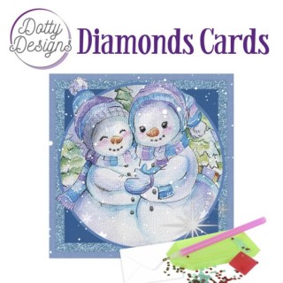 (DDDC1061)Dotty Designs Diamond Cards - Snowmen