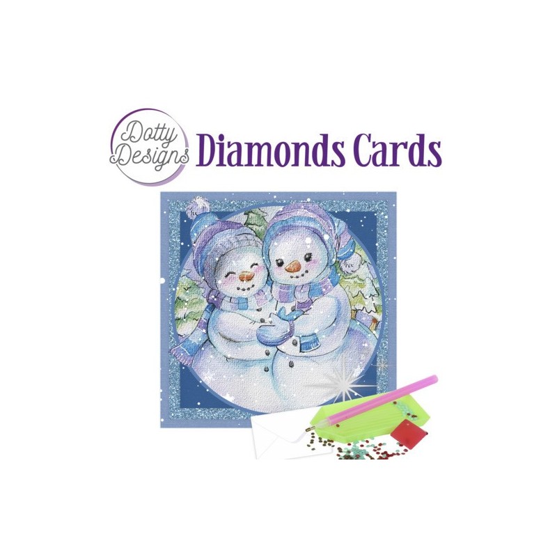 (DDDC1061)Dotty Designs Diamond Cards - Snowmen