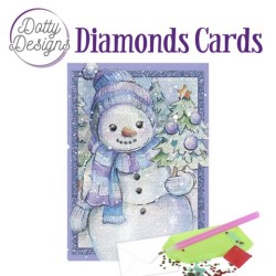 (DDDC1062)DDotty Designs Diamond Cards - Snowman