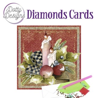 (DDDC1063)Dotty Designs Diamond Cards - Christmas Candles
