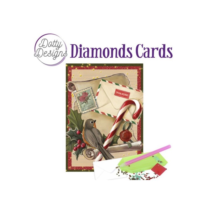 (DDDC1068)Dotty Designs Diamond Cards - Chirstmas Letters