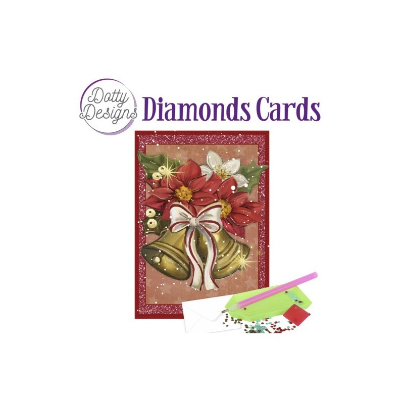 (DDDC1072)Dotty Designs Diamond Cards - Christmas Bells