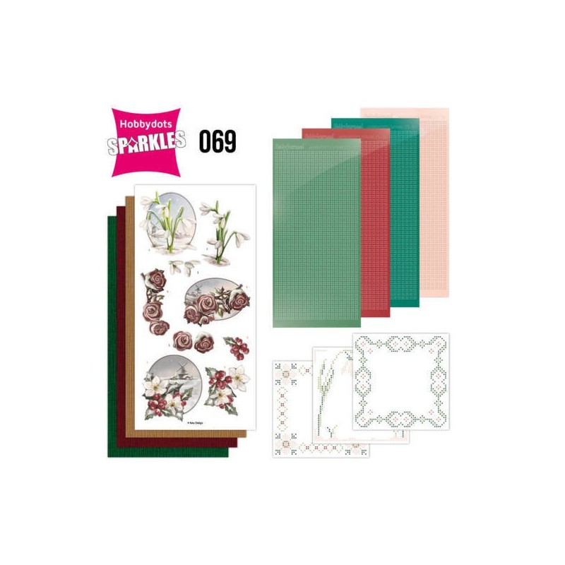 (SPDO069)Sparkles Set 69 - Amy Design - Winterflowers