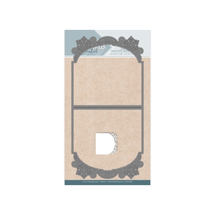 (CDCD10062)Card Deco Essentials Frame Dies - Winter Border 4K