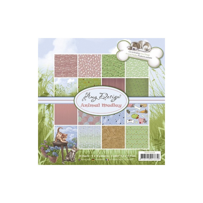 (ADPP10006)Paperpack - Amy Design - Animal Medley