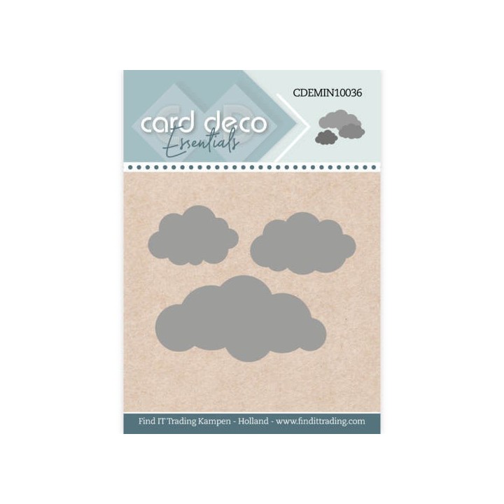 (CDEMIN10036)Card Deco Essentials - Mini Dies - Clouds