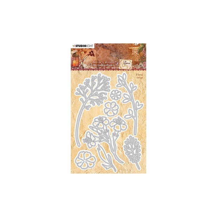 (JMA-WAC-CD93)Studio Light JMA Cutting Die Floral twigs Warm & Cozy nr.93