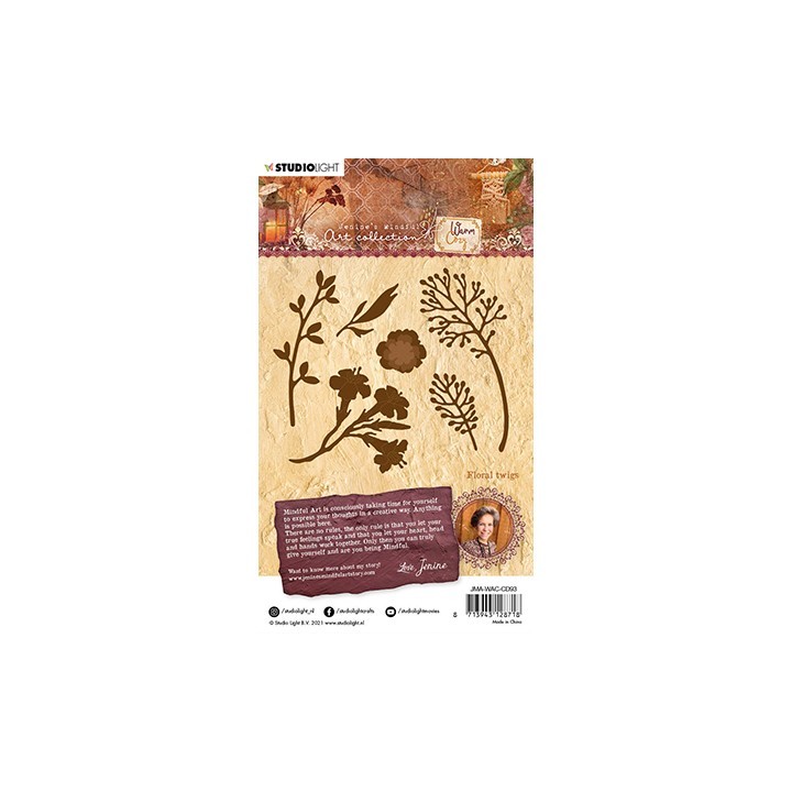 (JMA-WAC-CD93)Studio Light JMA Cutting Die Floral twigs Warm & Cozy nr.93