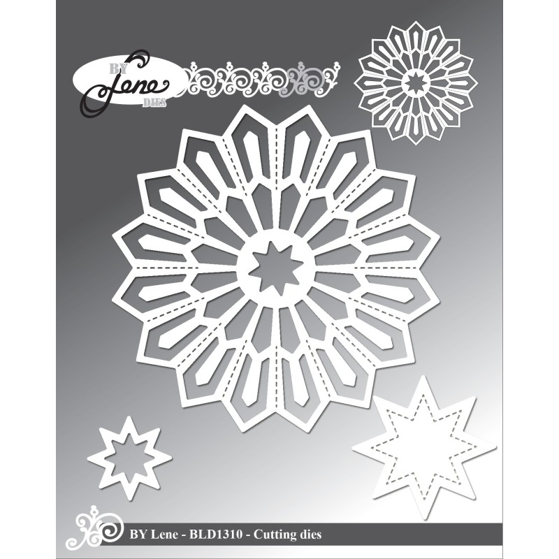 (BLD1310)By Lene Doily 2 Cutting & Embossing Dies