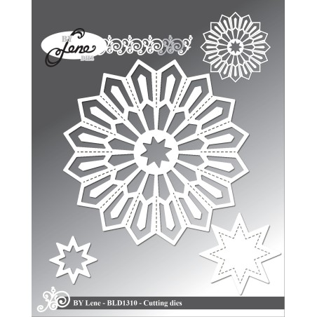 (BLD1310)By Lene Doily 2 Cutting & Embossing Dies