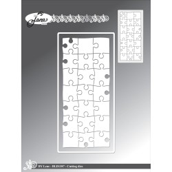 (BLD1387)By Lene Mini Slimcard Puzzle Cutting & Embossing Dies