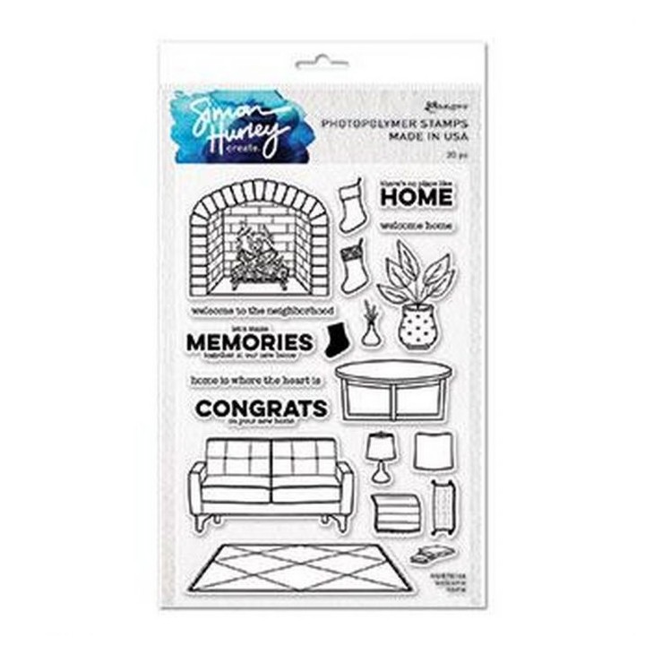 (HUR78166)Ranger - Simon Hurley clear stamp Welcome home