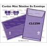 (CLCZ99)Crealies Cardzz Mini Slimline 2x Envelop