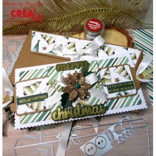 (CLCZ199)Crealies Cardzz dies Slimline 2x Envelop