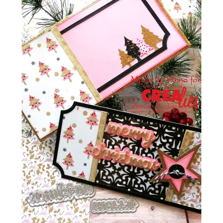(CLCZ199)Crealies Cardzz dies Slimline 2x Envelop