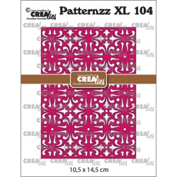 (CLPATXL104)Crealies Patternzz dies Patternzz XL Barbara