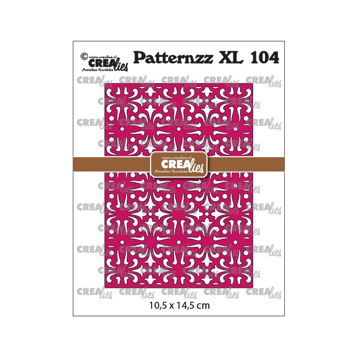(CLPATXL104)Crealies Patternzz dies Patternzz XL Barbara