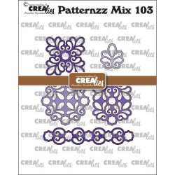 (CLPATMIX103)Crealies Patternzz dies Patternzz Mix Amber