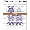 (CLPATMIX103)Crealies Patternzz dies Patternzz Mix Amber