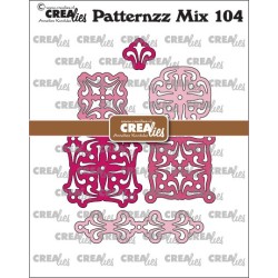 (CLPATMIX104)Crealies Patternzz dies Patternzz Mix Barbara