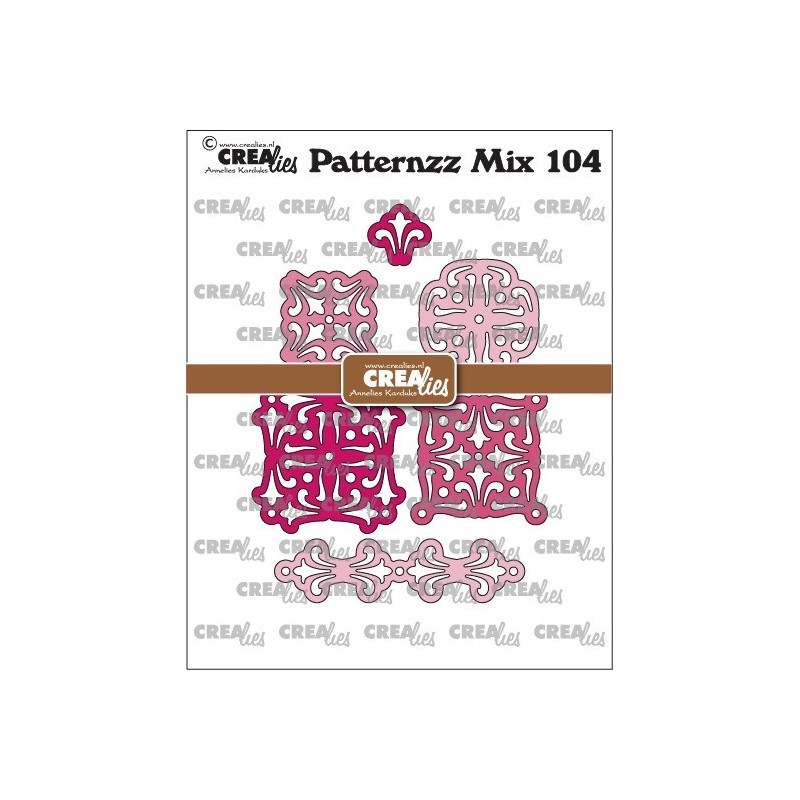 (CLPATMIX104)Crealies Patternzz dies Patternzz Mix Barbara