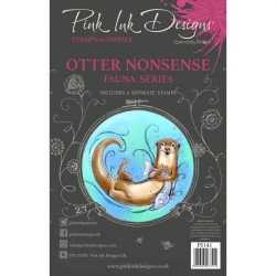 (PI141)Pink Ink Designs Clear stamp set Otter nonsense