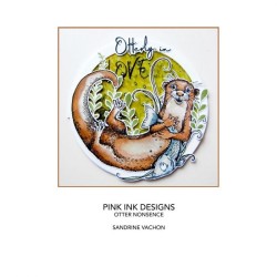 (PI141)Pink Ink Designs Clear stamp set Otter nonsense
