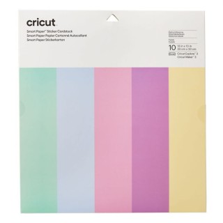 (2008320)Cricut Smart Sticker Cardstock 33x33cm Pastels (10pcs)