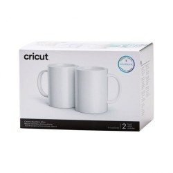 (2007823)Cricut Ceramic Mug White 440ml (2pcs)