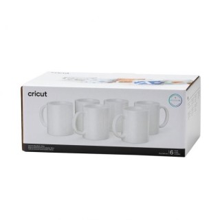 (2008942)Cricut Ceramic Mug White 350ml (6pcs)