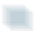 (661358)We R Memory Keepers 3D Mold press Clear plastic sheets 40pcs