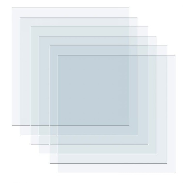 (661358)We R Memory Keepers 3D Mold press Clear plastic sheets 40pcs