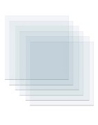 (661358)We R Memory Keepers 3D Mold press Clear plastic sheets 40pcs