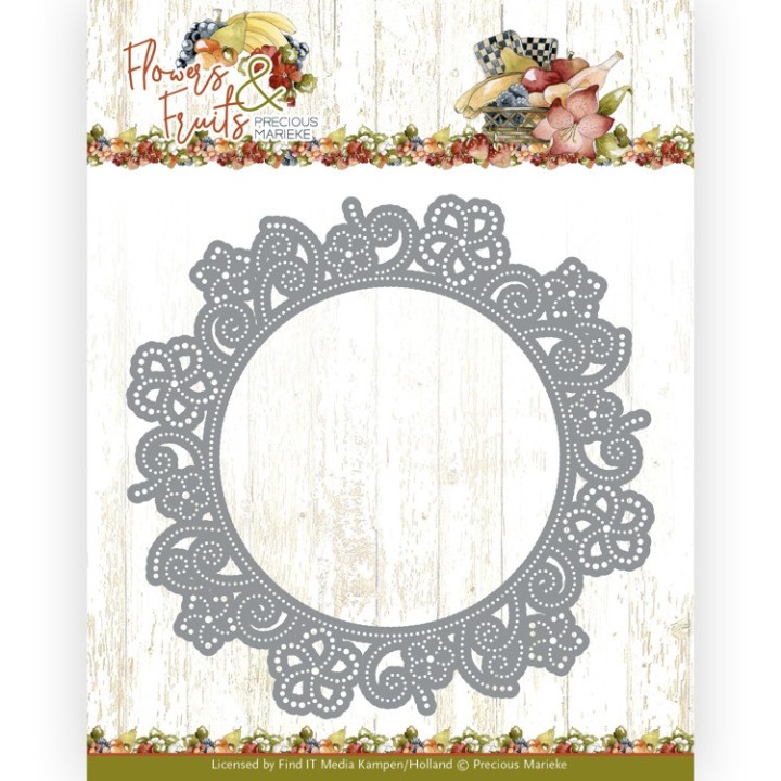 (PM10216)Dies - Precious Marieke - Flowers and Fruits - Fruit Blossom Circle