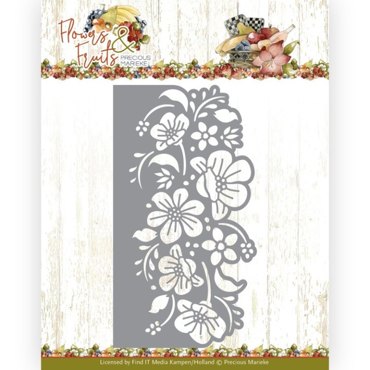 (PM10218)Dies - Precious Marieke - Flowers and Fruits - Fruit Blossom Edge