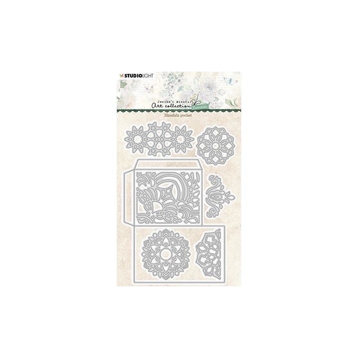 (JMA-ES-CD95)Studio Light  JMA Cutting Die Mandala pocket Essentials nr.95