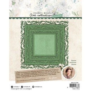 (JMA-ES-CD96)Studio Light  JMA Cutting Die Square ornament frames Essentials nr.96