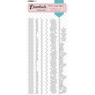(SL-PES-CD109)Studio Light SL Cutting Die Edges long stars Planner Essentials nr.109