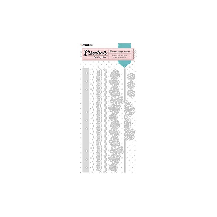 (SL-PES-CD110)Studio Light SL Cutting Die Edges long flowers Planner Essentials nr.110