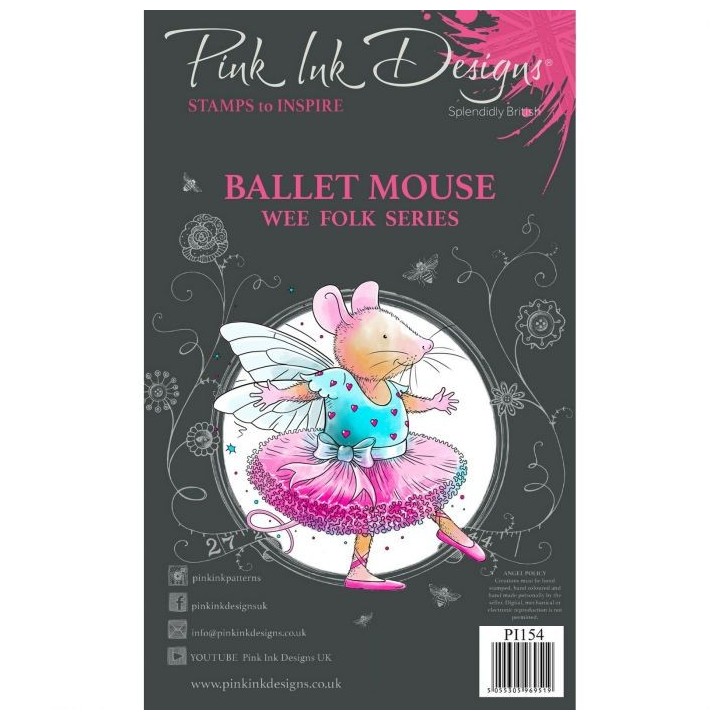 (PI154)Pink Ink Designs set Ballet mouse