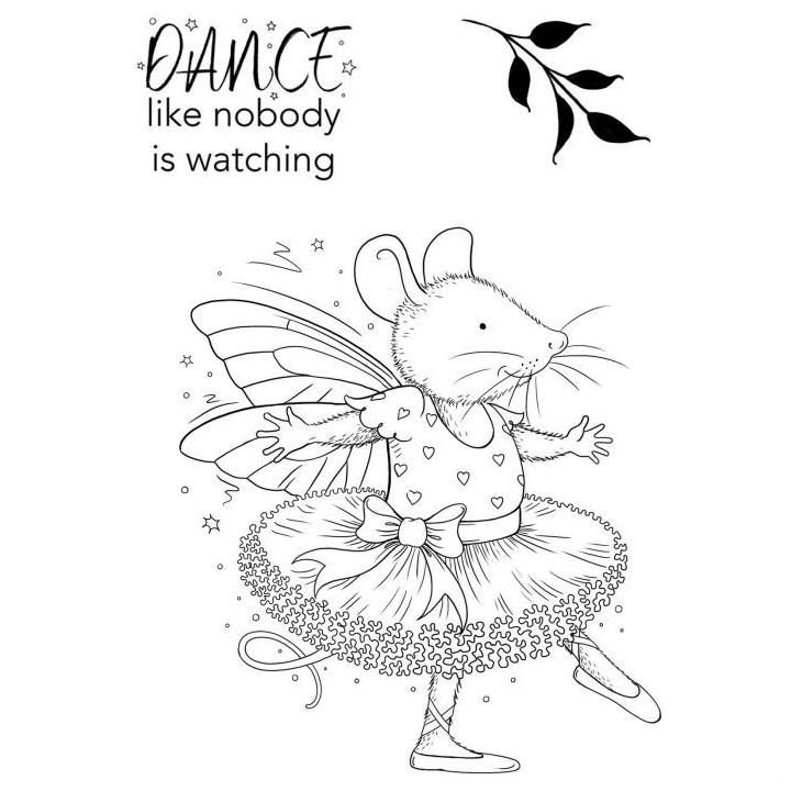 (PI154)Pink Ink Designs set Ballet mouse