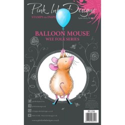 (PI158)Pink Ink Designs set Balloon mouse