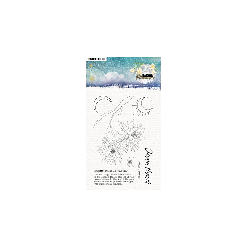 (SL-MFL-TAMP134)Studio light SL Clear Stamp Strophocactus Wittii Moon Flower Collection nr.134