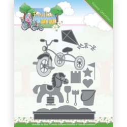 (YCD10257)Dies - Yvonne Creations - Funky Day Out - Playground
