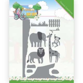(YCD10259)Dies - Yvonne Creations - Funky Day Out - Zoo
