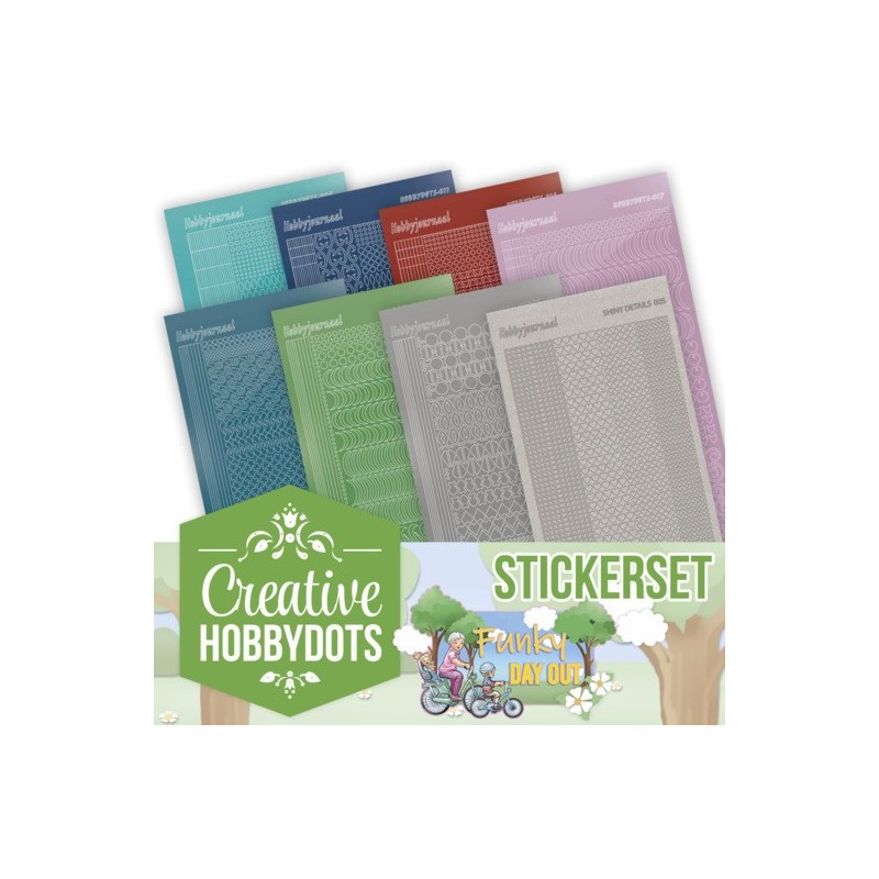 (CHSTS021)Creative Hobbydots Stickerset 21