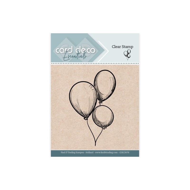 (CDECS078)Card Deco Essentials - Clear Stamps - Balloons