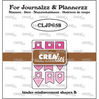 (CLJP658)Crealies Journalzz & Pl Reinforcements B