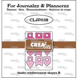 (CLJP658)Crealies Journalzz & Pl Reinforcements B