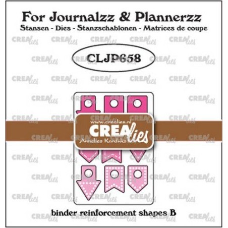 (CLJP658)Crealies Journalzz & Pl Reinforcements B